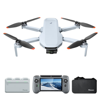 Potensic ATOM 2 Drone Fly More Combo with RC Screen, 8K Photo, 4K HDR Video, 48MP Camera, 3-Axis Mechanical Gimbal, AI Track, 10km Transmission